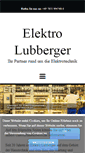 Mobile Screenshot of elektro-lubberger.de