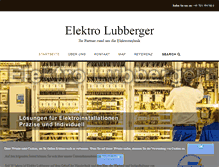 Tablet Screenshot of elektro-lubberger.de